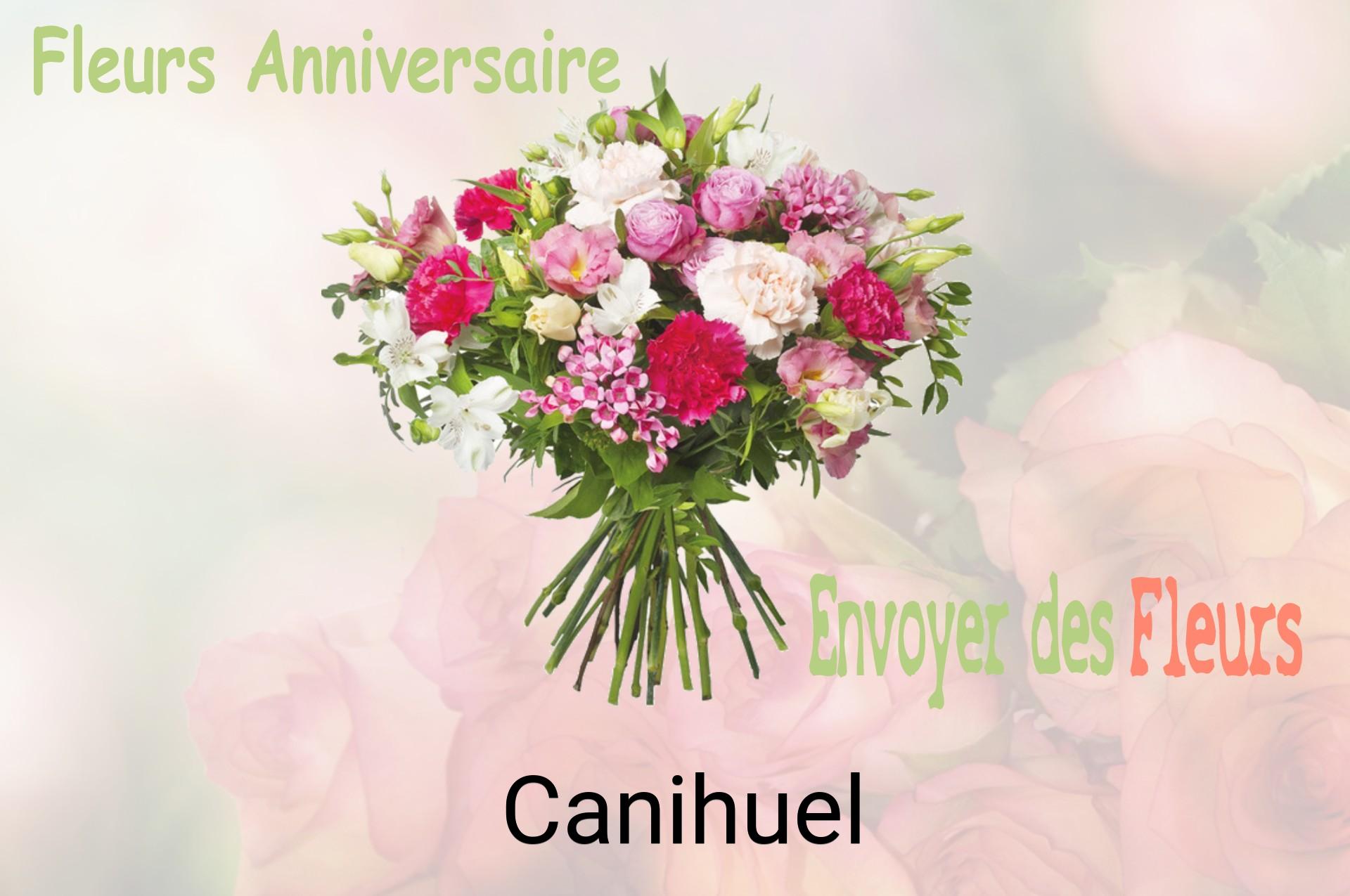 Bouquet de fleurs d’anniversaire livré à Canihuel
